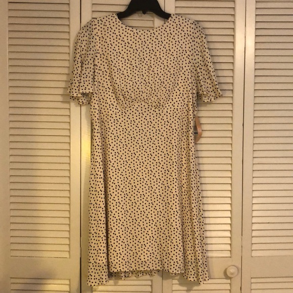 White polka dot dress - Picture 1 of 5